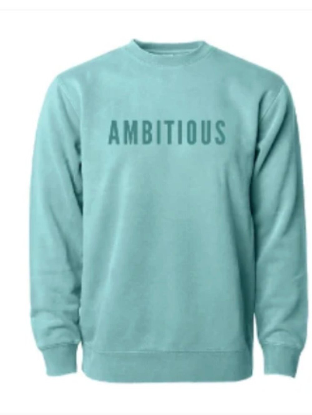Phenomenal Ambitious Soft Garment Dye Crewneck in Alpine Green Medium